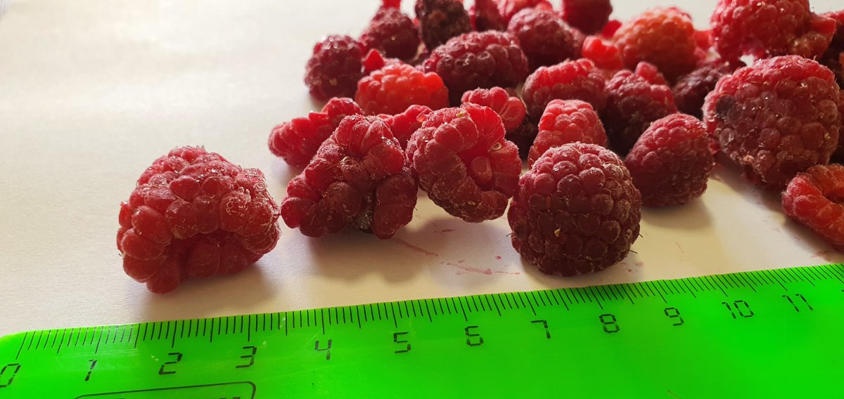 Малина экстра 4*2,5 замороженная Китай